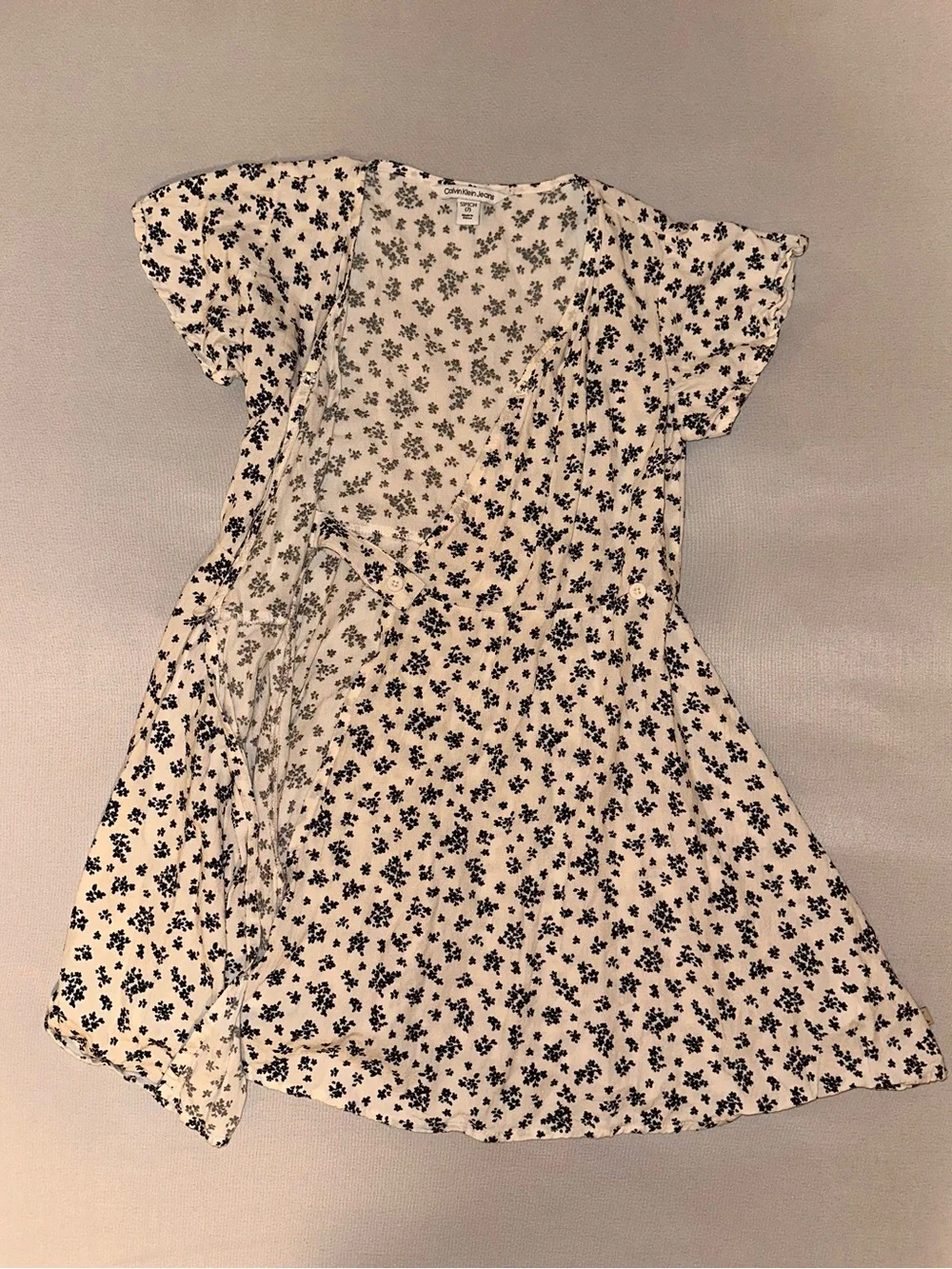 Calvin Klein Jeans Girl’s Floral Wrap Dress